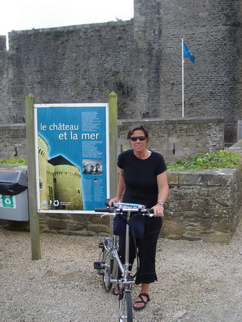 Brest castle and bike